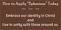 Custom 'Ephesians Applications' graphic