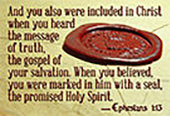 Warren Camp's custom Scripture picture of Ephesians 1:13 NIV