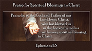 Warren Camp's custom Scripture picture of Ephesians 1:3 NIV