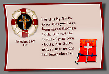 Warren Camp's custom Scripture picture of Ephesians 2:8–9 GNT