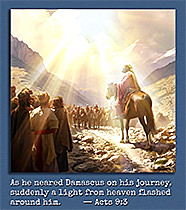 Click to enlarge this picture of Saul on the Road to Damascus. Picture of Saul on the Road to Damascus