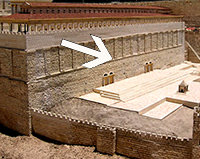 Click to enlarge this image to see the Double Gates of the temple. The Double Gates of the temple