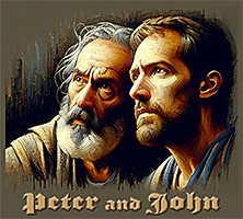 Click to enlarge this image 'Peter and John.' Click to enlarge this image 'Peter and John.'
