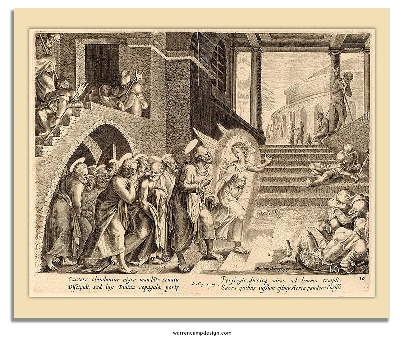 Warren Camp's custom Scripture picture of Acts 12:9, emphasizing the angel releasing Peter from prison. Scripture picture of Acts 12:9, emphasizing the angel releasing Peter from prison.