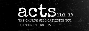 Click to see how this passage can be accurately characterized. Passage header for Acts 11:1–18