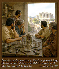Click to enlarge this picture of Acts 19:27 in action. Picture of Acts 19:27 in action