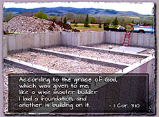 See the enlargement of Warren's custom Scripture picture.