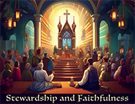 See the enlargement of Warren's custom Scripture picture.