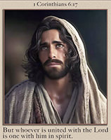 Enlarge Warren's enlarged custom Scripture picture of 1 Corinthians 6:17. See the enlargement of Warren's custom Scripture picture of 1 Corinthians 6:17.