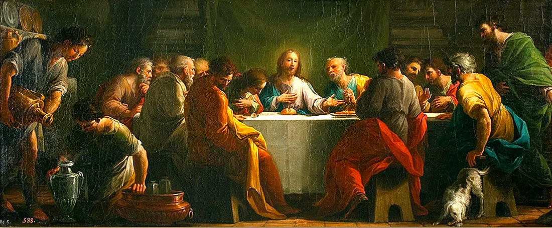 'La Última Cena,' oil on canvas, painted by Mariano Salvador Maella, c. 1794...