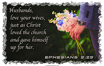 Warren Camp's custom Scripture picture of Ephesians 5:25 NIV