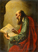 Photo of a painting by Guercino titled 'Saint Paul,' undated