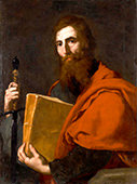 Photo of a painting by Jusepe de Ribera titled 'Saint Paul,' 1632