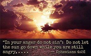 Click to enlarge Warren Camp's custom Scripture picture of Ephesians 4:26 NIV. Warren Camp's custom Scripture picture of Ephesians 4:26 NIV