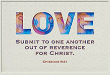 Click to enlarge Warren Camp's custom Scripture picture of Ephesians 5:21 NIV. Click to enlarge Warren Camp's custom Scripture picture of Ephesians 5:21 NIV.