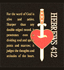 Click to enlarge this custom Scripture picture of Hebrews 4:12. Custom Scripture picture of Hebrews 4:12