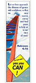 Open and print Warren Camp's custom bookmark of Hebrews 4:16. Warren Camp's custom bookmark of Hebrews 4:16