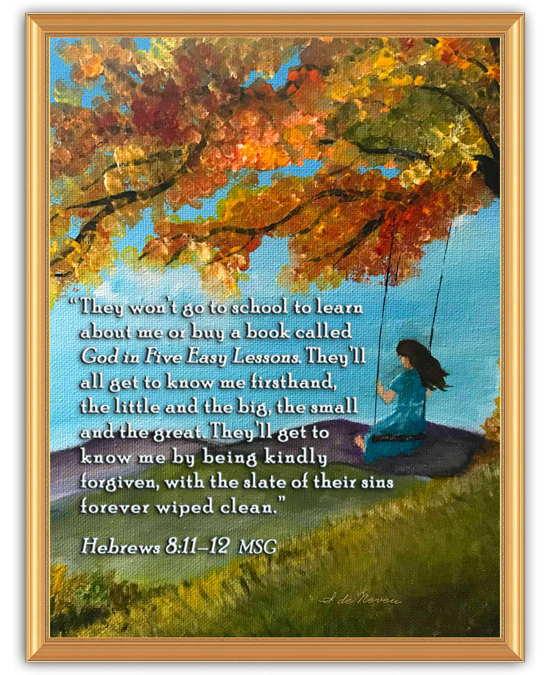 Scripture picture of Hebrews 8:11-12, emphasizing the fact that 'all believers will know the Lord.'