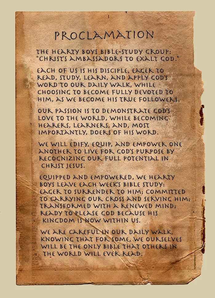 The Hearty Boys 'Proclamation' image