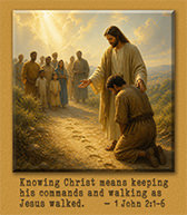 Click to enlarge Warren Camp's Scripture picture of 1 John 2:6. Warren Camp's Scripture picture of 1 John 2:6