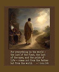 Click to enlarge Warren Camp's Scripture picture of 1 John 2:16. Warren Camp's Scripture picture of 1 John 2:16