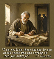 Click to enlarge Warren Camp's Scripture picture of 1 John 2:26. Warren Camp's Scripture picture of 1 John 2:26