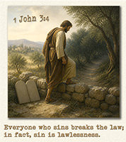 Click to enlarge Warren Camp's Scripture picture of 1 John 3:4. Warren Camp's Scripture picture of 1 John 3:4