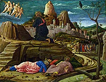 'The Agony in the Garden' painting by Andrea Mantegna