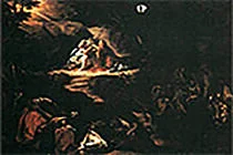 'Christ in the Garden of Gethsemane' painting by Orazio Borgianni