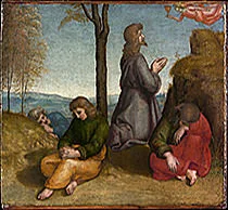'Agony in the Garden' painting by Raphael