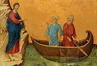 Warren Camp's custom graphic of the calling of Peter and Andrew
