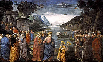 'The Vocation of the Apostles' painting by Domenico Ghirlandaio