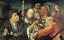 'The Arrest of Christ' painting by Jheronimus Bosch