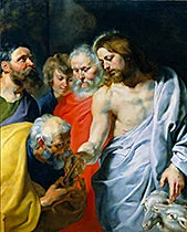 'Christ Giving the Keys to Saint Peter' painting by Peter Paul Rubens