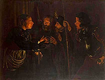 'The Denial of Saint Peter' painting by Gerard Seghers