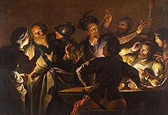 'The Denial of Saint Peter' painting by Gerard Seghers