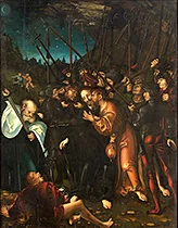 'Christ's Arrest' painting by Lucas Cranach the Elder