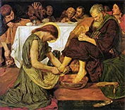 'Jesus Washing Peter's Feet' painting by Ford Madox Brown