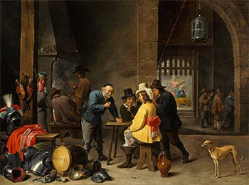 'Guardroom Deliverance of Saint Peter' painting by David Teniers the Younger