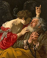 'Liberation of St Peter,' painted by Hendrick ter Brugghen