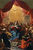 'Pentecostés' painting by Antonio Palomino