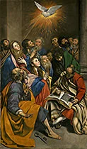 'Pentecostés painting by Fray Juan Bautista Maíno