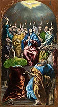 'Pentecost' painting by El Greco