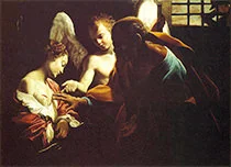 'St Peter Healing St Agatha,' painting by Giovanni Lanfranco