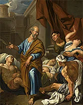 'Saint Peter Healing the Sick' painting by Jacob Toorenvliet