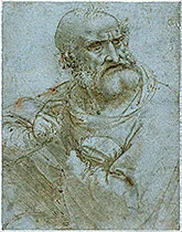 'St Peter' painting by Leonardo da Vinci