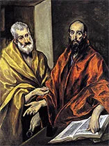 'Saint Peter and Saint Paul' painting by El Greco