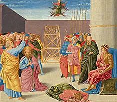'Saint Peter and Simon Magus' painting by Benozzo Gozzoli
