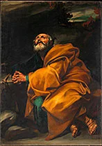 'San Pietro Penitente' painting by Jusepe de Ribera