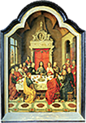 'The Last Supper' painting by Aelbrecht Bouts